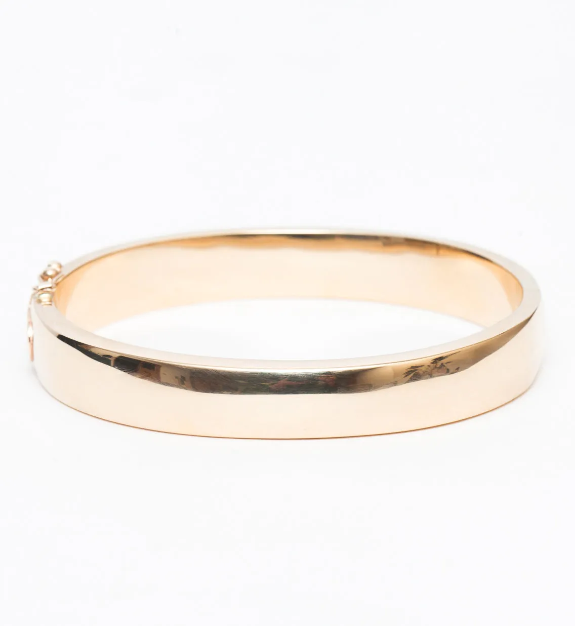 10 mm Square Plain Bangle