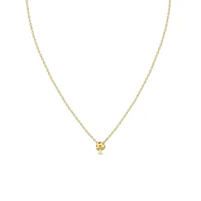 14k Itty Bitty Mushroom Necklace