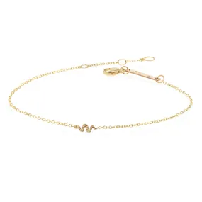 14k Itty Bitty Snake Bracelet