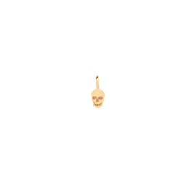 14k Single Midi Bitty Skull Charm