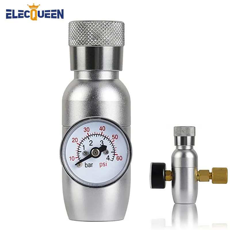 2020 Newest Co2 Charger Kit, 0-60Psi Co2 Regulator Mini Keg Charger With Ball Lock Gas Disconnect Po