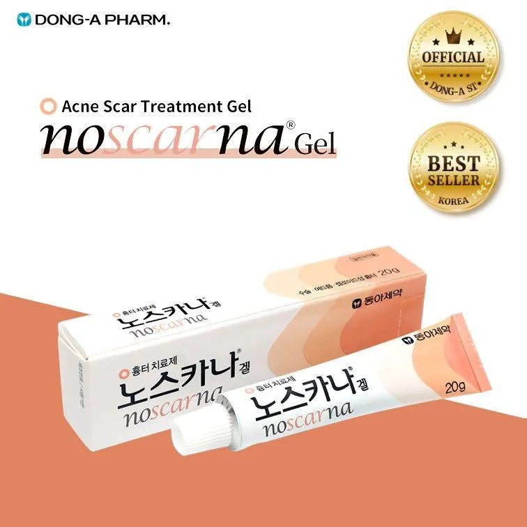 5 Pieces Dong-A Pharm Noscarna Acne Scars Removal Gels Face Facial Creams Large Size 20g Best help for getting rid of pimples Decent spot Treatments Easy to apply Doesn’t have an odor fading burn