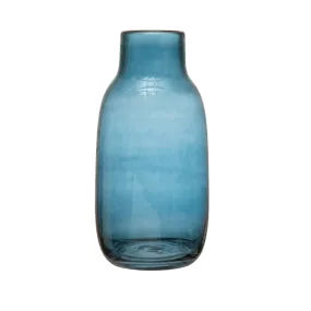 6" Glass Vase, Blue