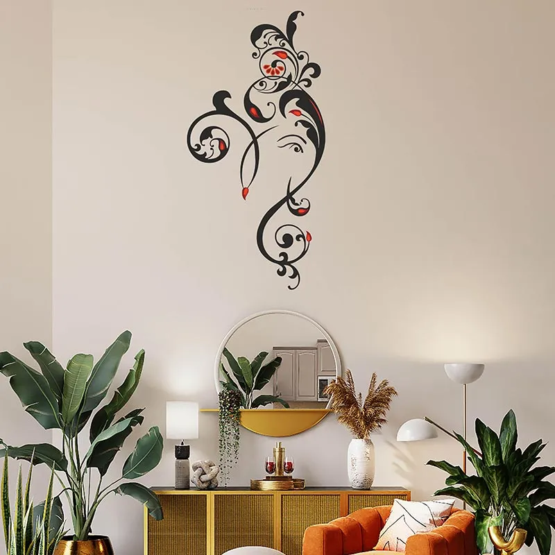 Abstract Ganesh Wall Sticker