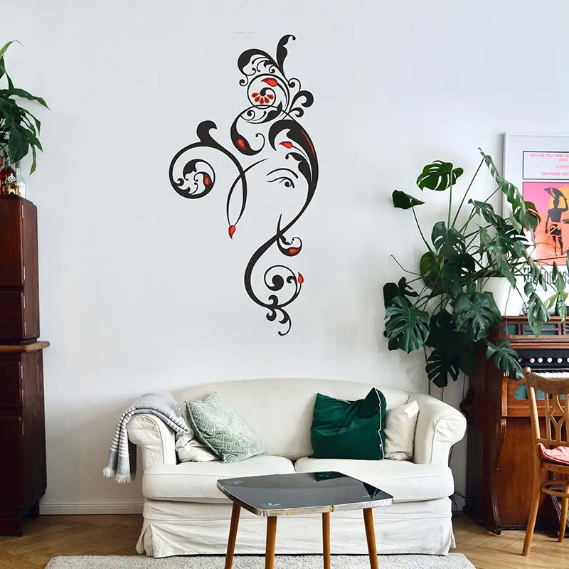 Abstract Ganesh Wall Sticker