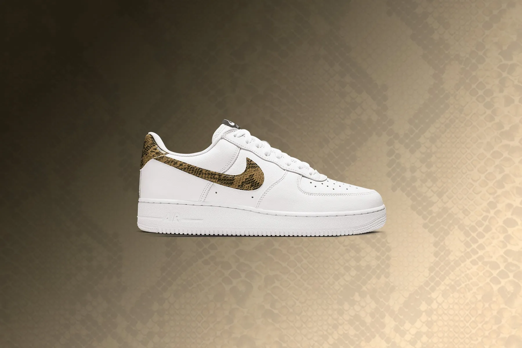 Air Force 1 Low Retro PRM QS 'Ivory Snake' - White/Elemental Gold/Dark Hazel