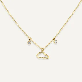 Allusia Love One 18K Gold Necklace w. Diamonds