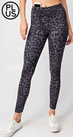 Animal Print Black Super Soft Leggings