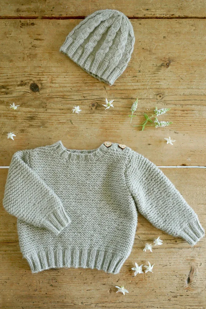 Baby Cakes Ashley Jersey & Hat Bc108 0-18 months Knitting Pattern