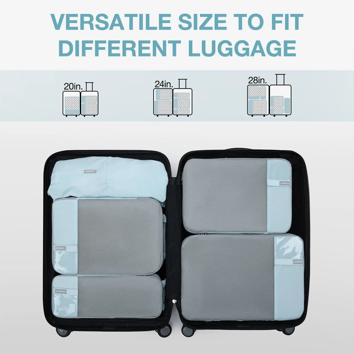 Bagsmart Compression Packing Cubes