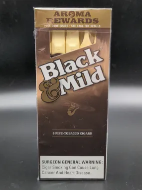 Black and Mild Tobacco Cigars - 5 Pack