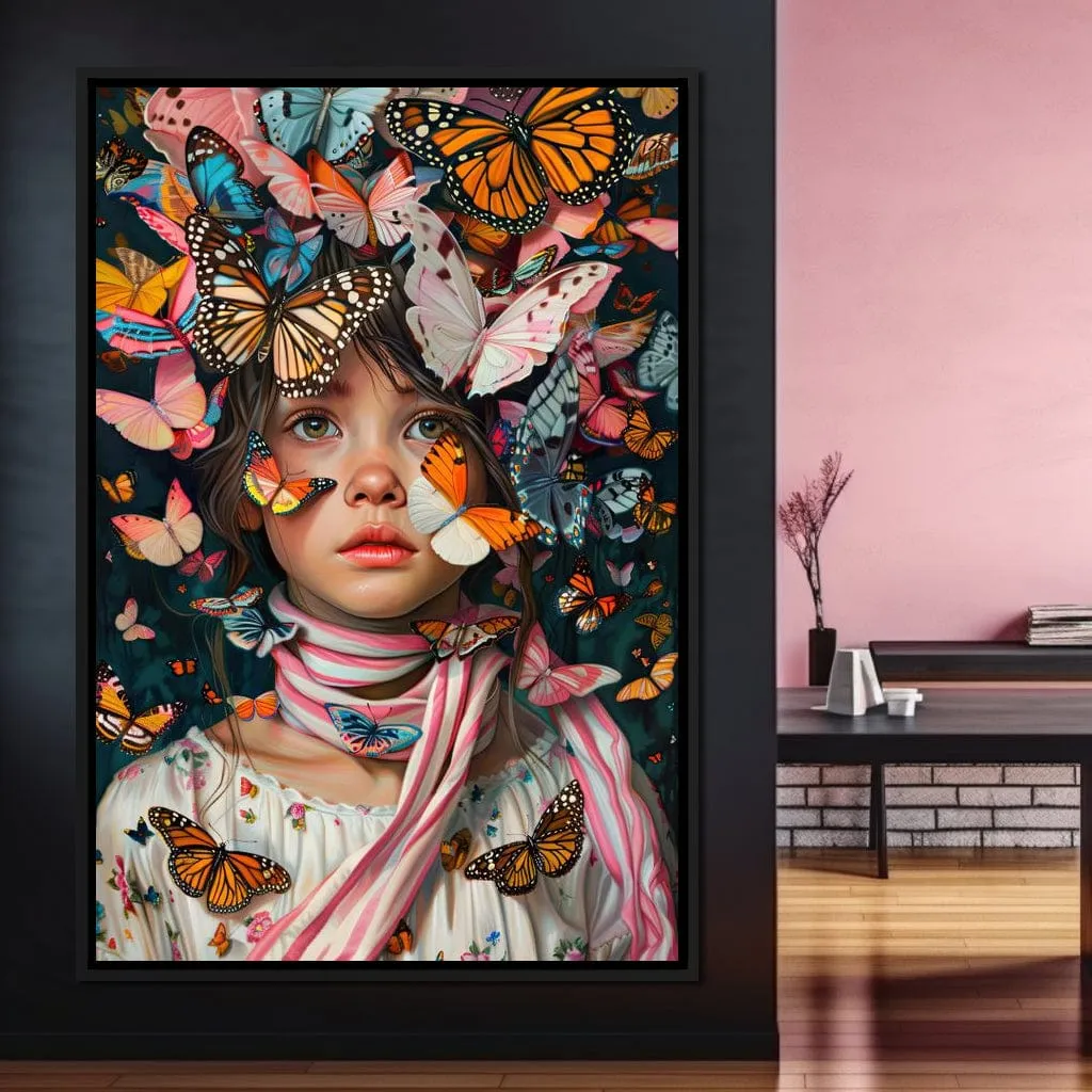 Butterfly Dreamer Portrait Blossoms