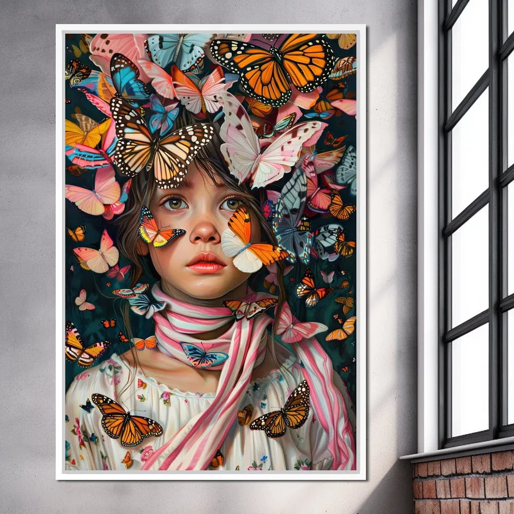 Butterfly Dreamer Portrait Blossoms