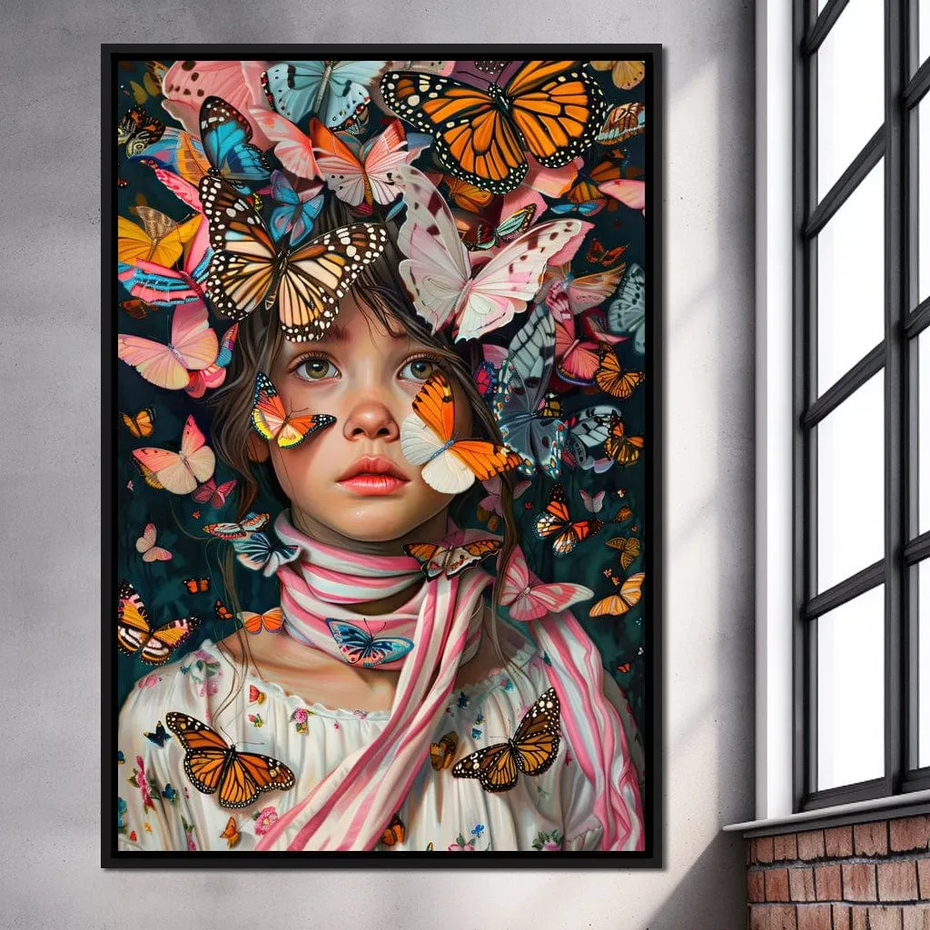 Butterfly Dreamer Portrait Blossoms