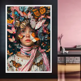 Butterfly Dreamer Portrait Blossoms