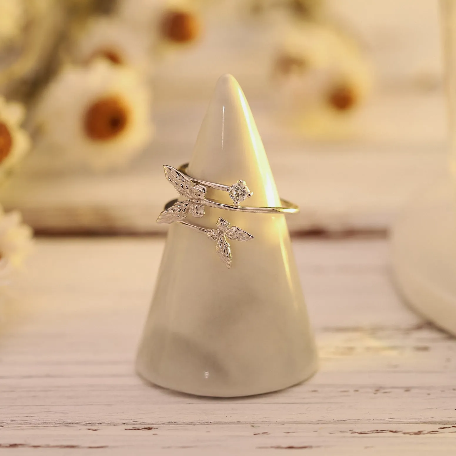 Butterfly Pin Ring