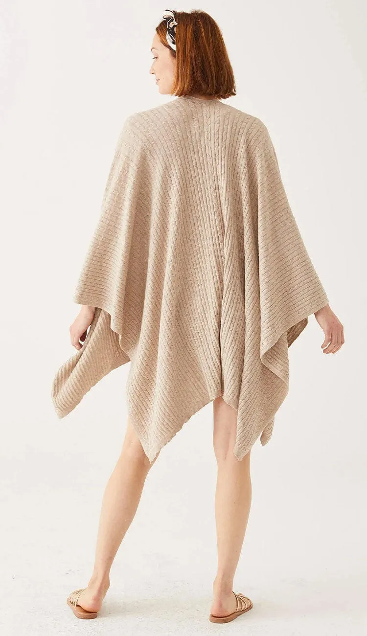 Charleston Cable Wrap - Mink