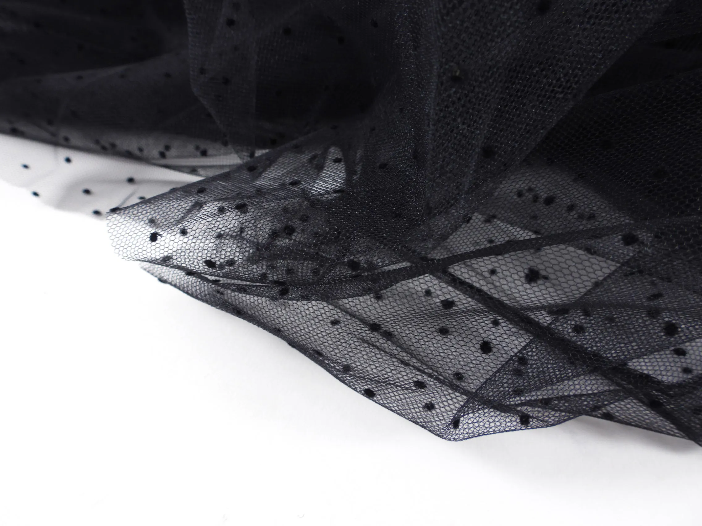 Christian Dior Black Tulle Net Skirt - FR36 / USA 4