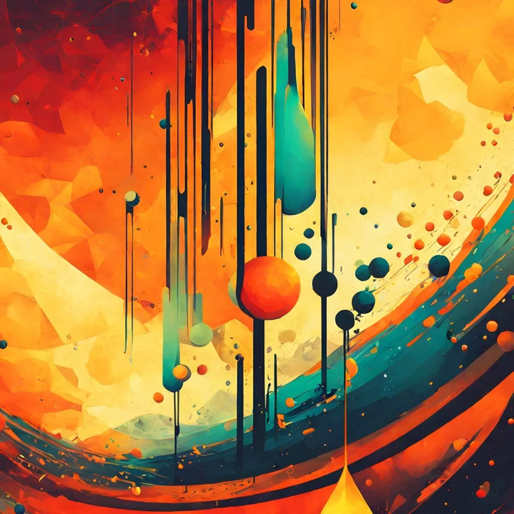 Colorful Abstract Drops - Johanjjf