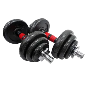 Desire Gym 2 In 1 20kg Iron Dumbbell