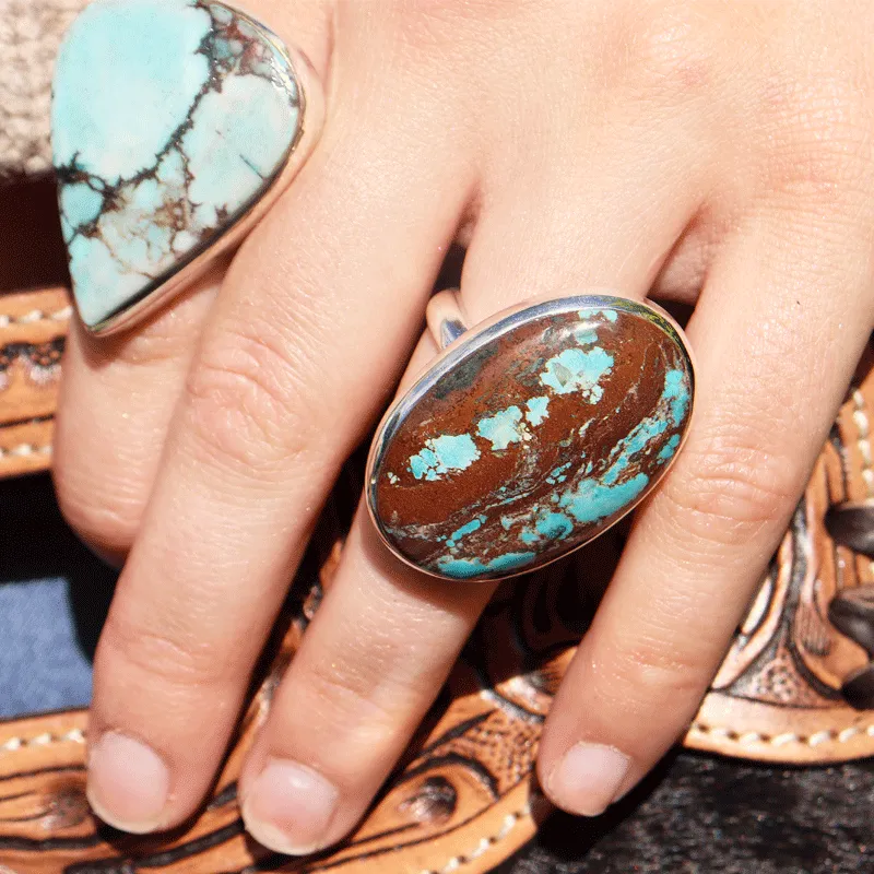 Dixie Turquoise Bohemian Ring (W)