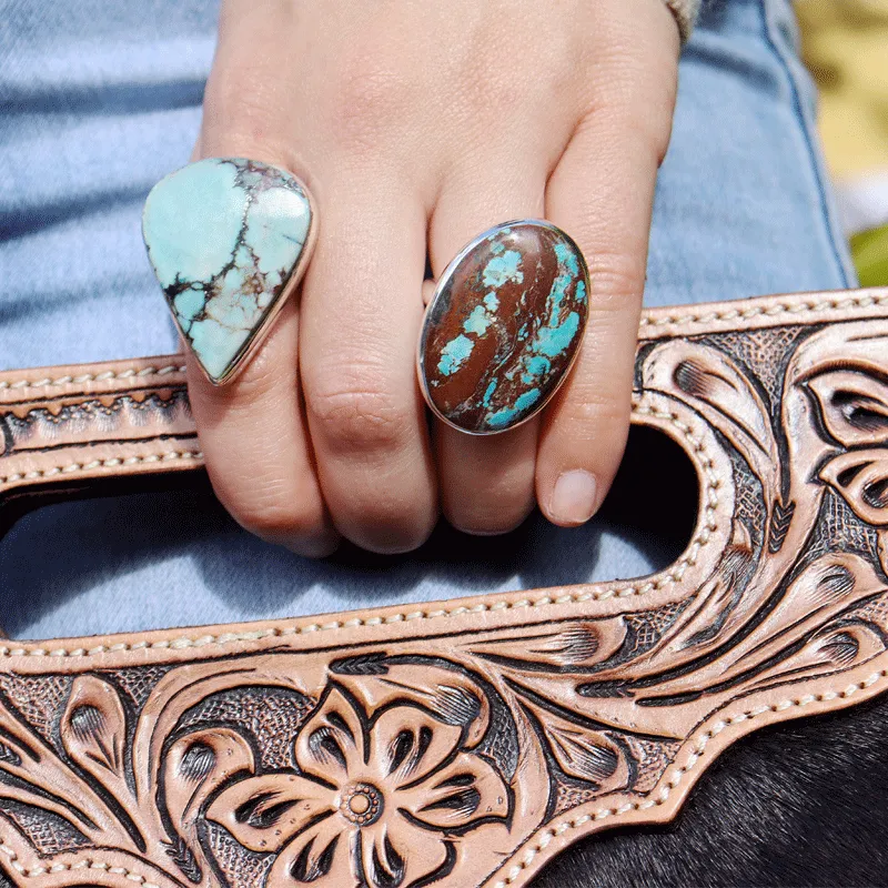 Dixie Turquoise Bohemian Ring (W)