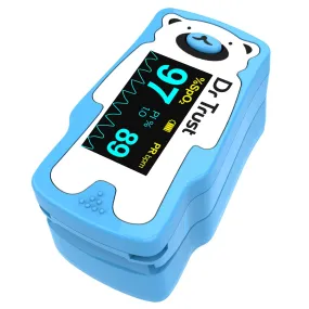 Dr Trust USA Paediatric Finger Tip Pulse Oximeter for kids Sp02 check (Blue) 212