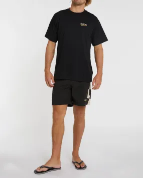 FCS X DEUS TEE - BLACK