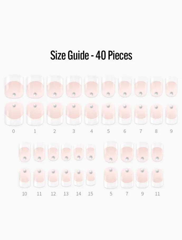 Finger Suit White Amour Nails Hand Artificial Fake Nails Pretty Home Art Tips Beauty Square Shape Press On Party Cubic