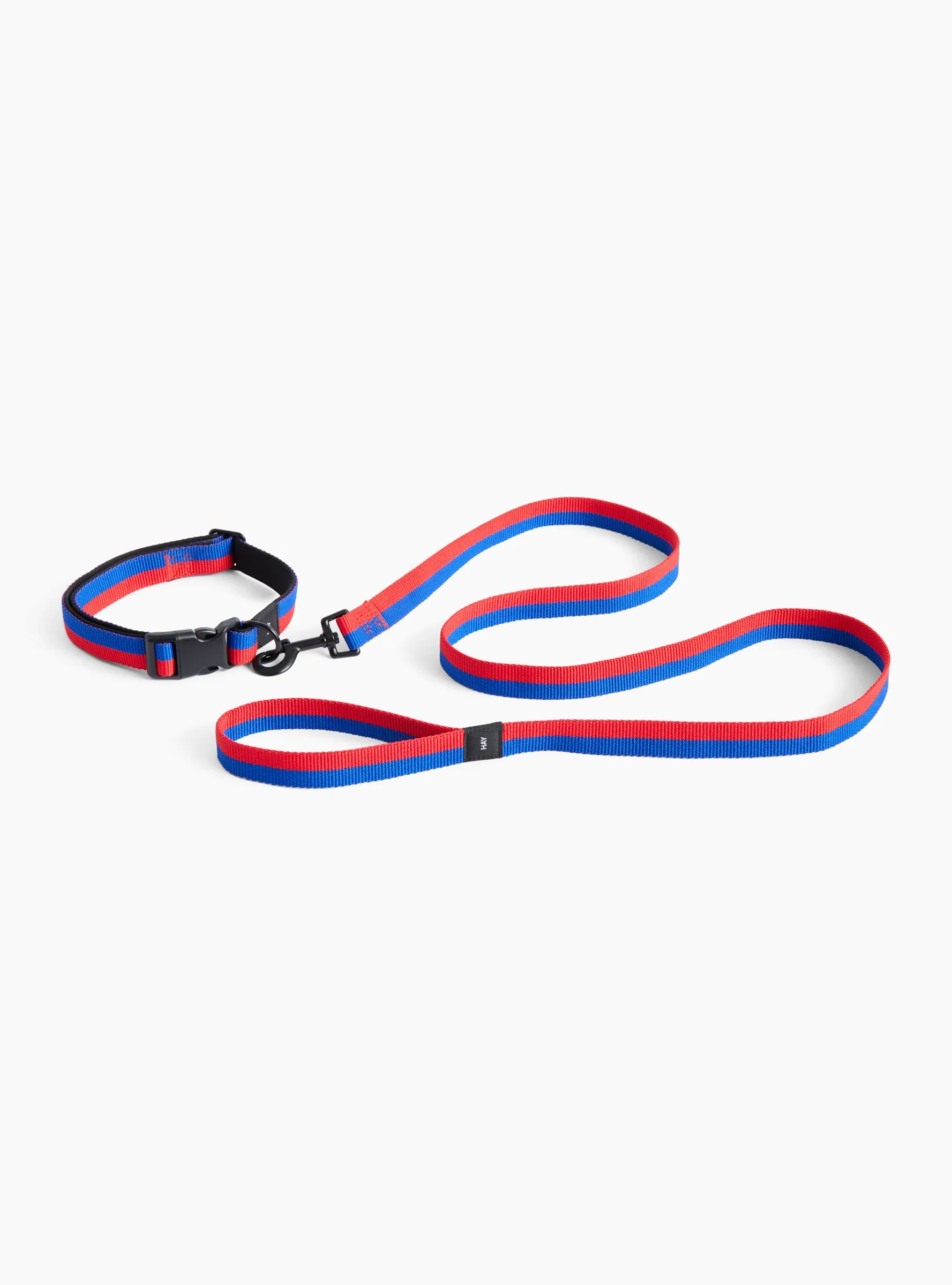 Flat Leash Blue/Red