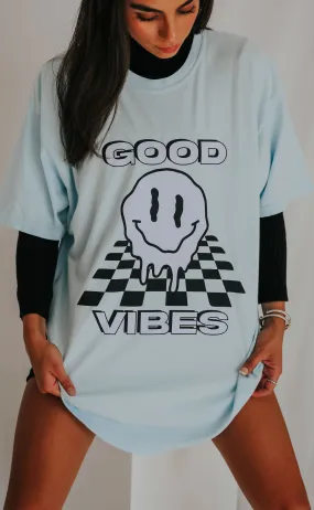 friday   saturday: good vibes t shirt