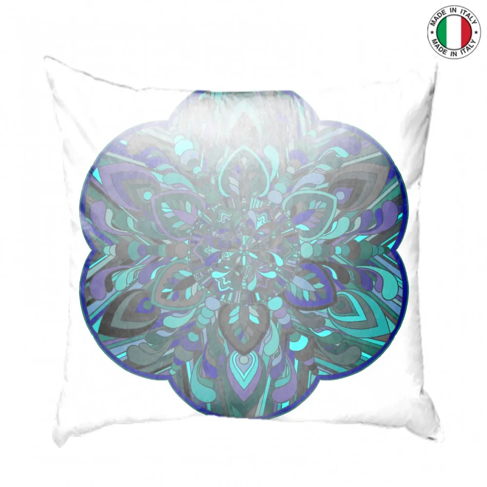 Hand-Drawn Mandala Art Pillow Case - 60x60 cm Mandala Art Design