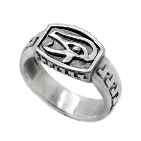 Horus Eye Egyptian Symbol Ring Silver 925