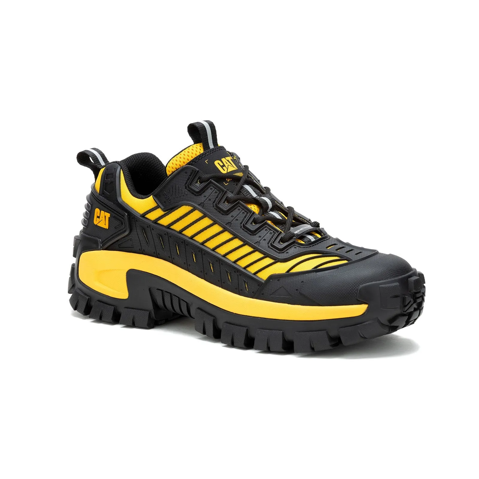 Invader Mecha Nm Men's Composite-Toe Work Shoes Black/Cat Yellow