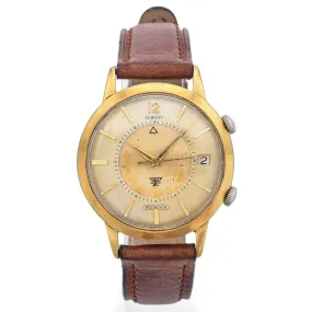 Jaeger-LeCoultre Memovox 18K Yellow Gold Hand Wind Men's Date Watch 37 mm