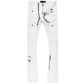 Jordan Craig Martin Stacked Aviation Cargo Pants (Bone) JTF220