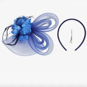 Kelly Fascinator - Royal Blue