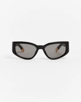 Les Lunettes Gala Sunglasses in Black