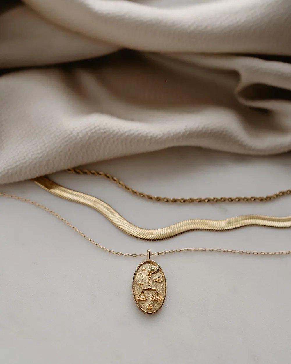 Libra Zodiac Necklace