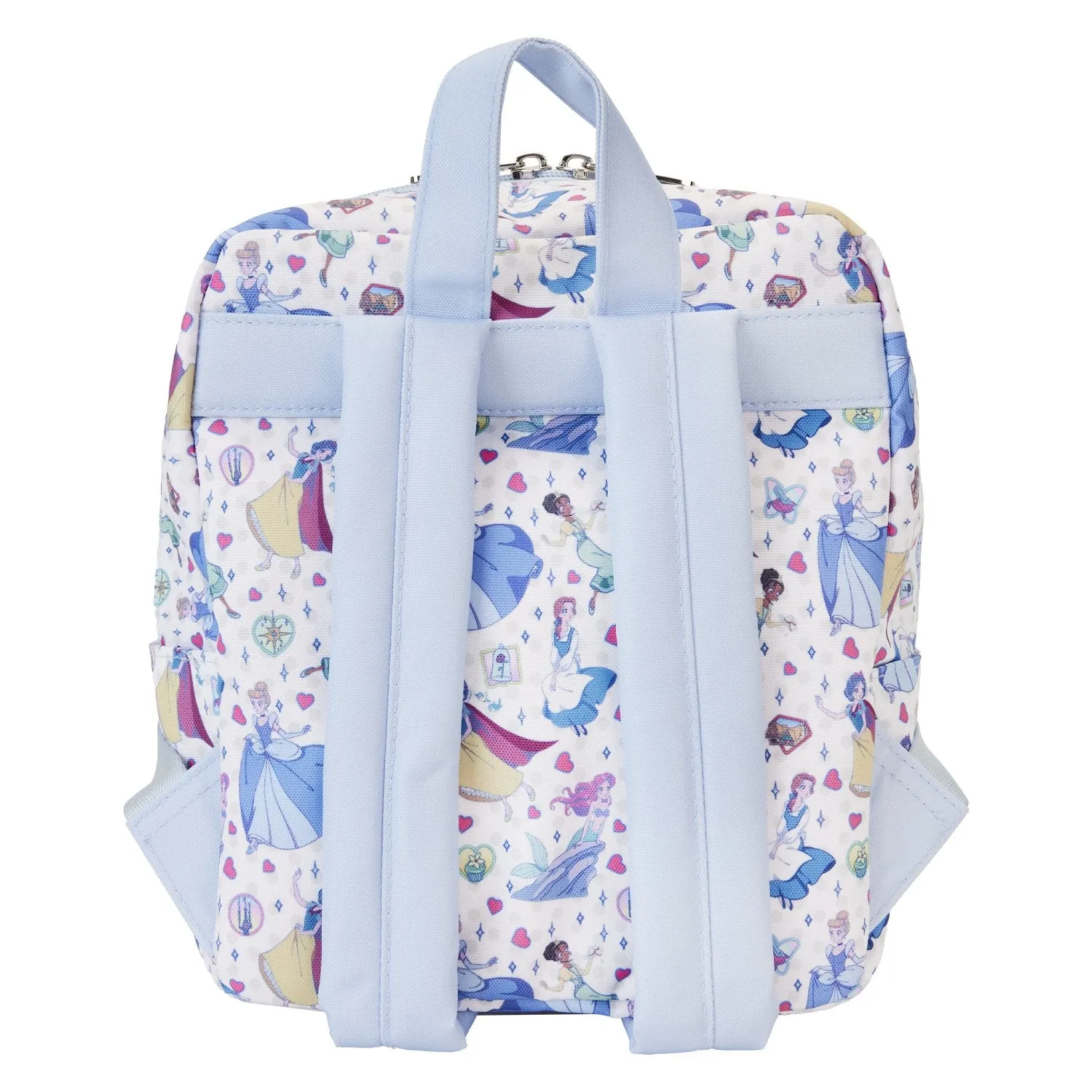 Loungefly Disney Princess Manga Style Allover Print Nylon Mini Backpack - Preorder