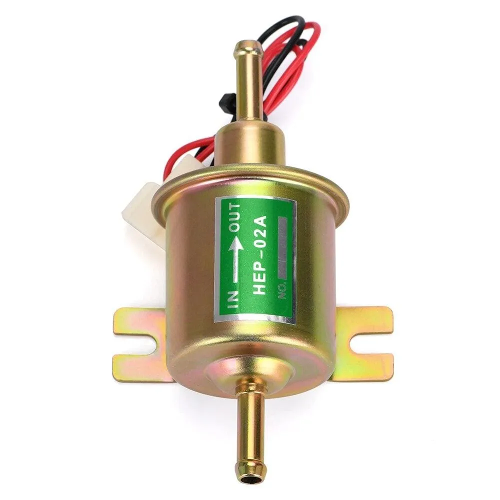 Low Pressure Universal Diesel Petrol Gasoline Electric Fuel Pump HEP-02A 12V 24V For Car Motorcycle