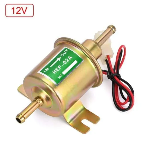 Low Pressure Universal Diesel Petrol Gasoline Electric Fuel Pump HEP-02A 12V 24V For Car Motorcycle