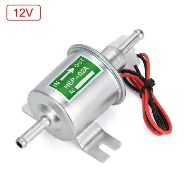 Low Pressure Universal Diesel Petrol Gasoline Electric Fuel Pump HEP-02A 12V 24V For Car Motorcycle