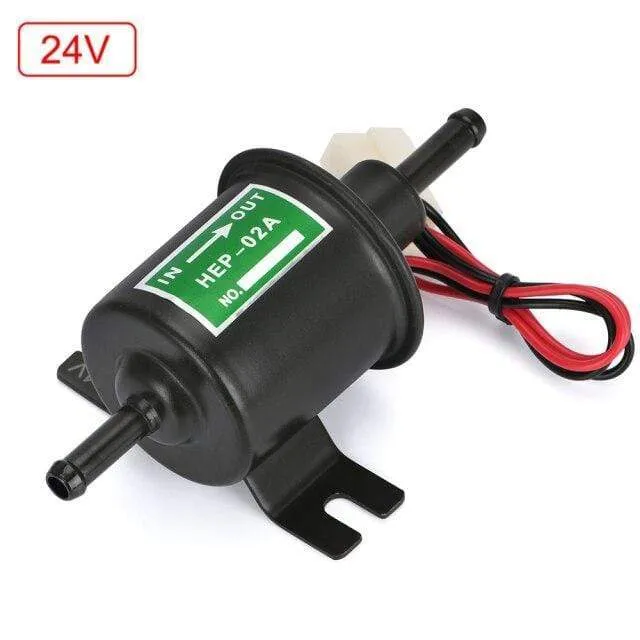 Low Pressure Universal Diesel Petrol Gasoline Electric Fuel Pump HEP-02A 12V 24V For Car Motorcycle