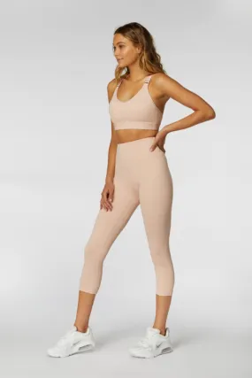 L'urv Activewear | Sweet Sanctuary 3/4 Legging - Blush