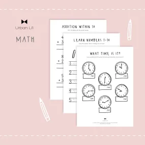 Mathematics & Numeral Printable