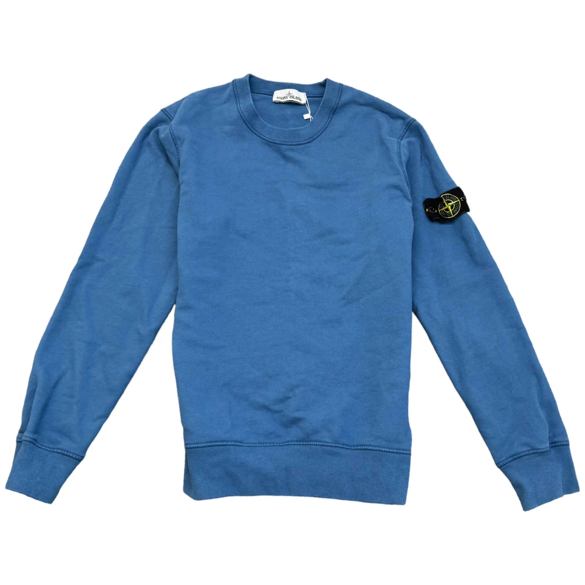 Men's Applique Logo Sweatshirt Blue Size M