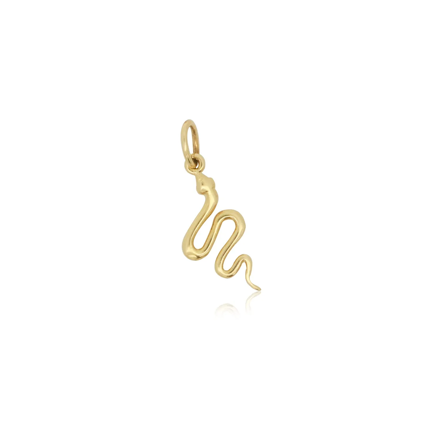 Mini Gold Snake Charm