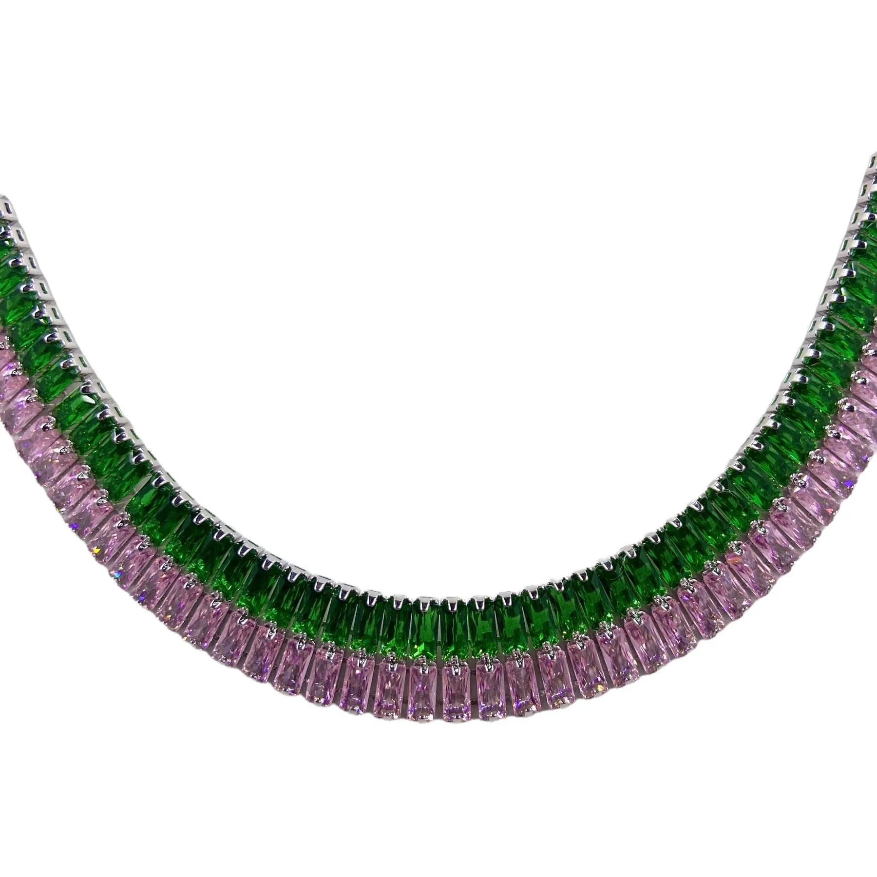 Nara Double Row Tennis Necklace