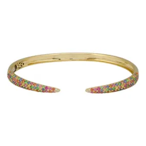 Rainbow Claw Bangle